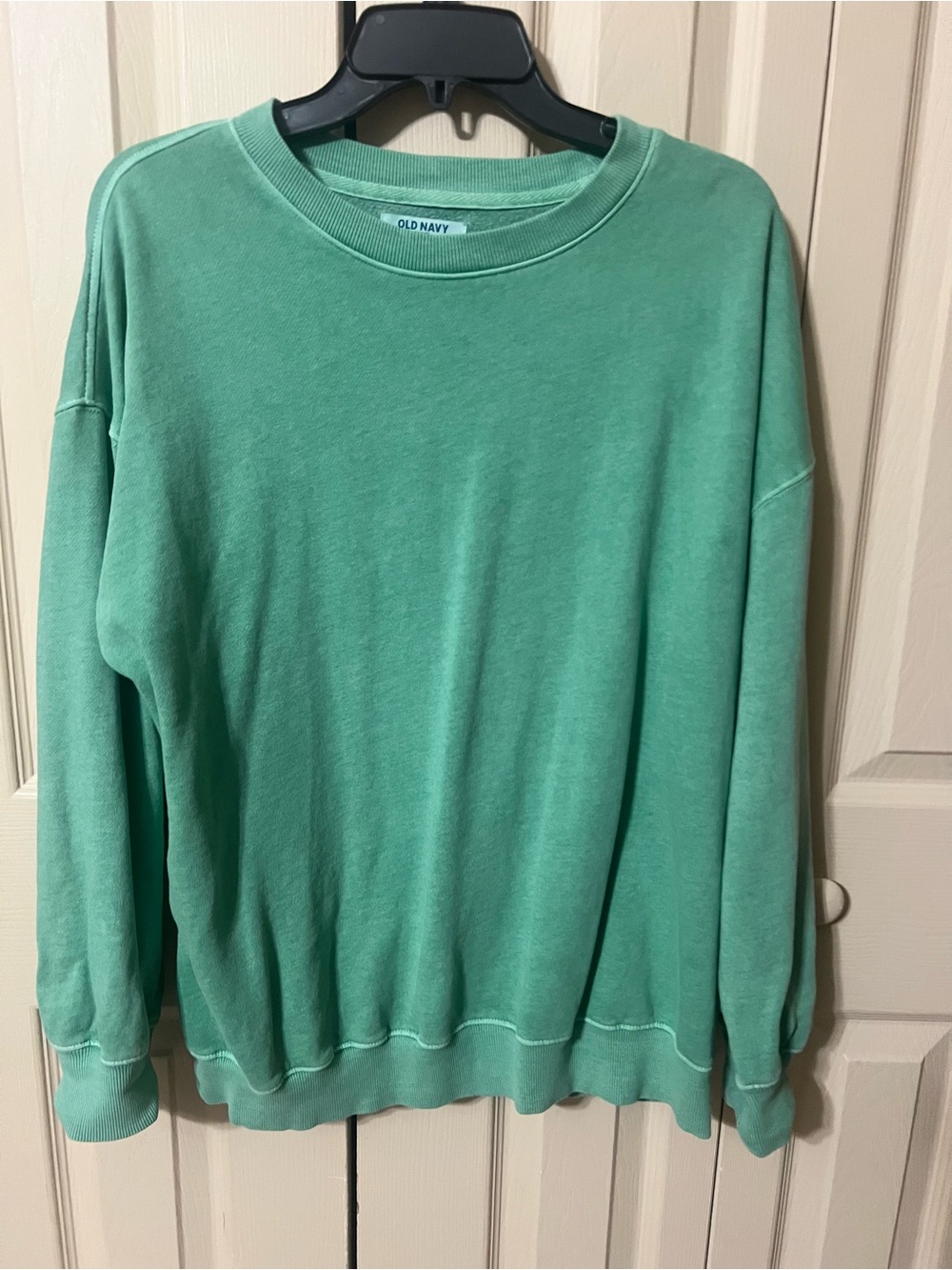 Old Navy Women's Mint Crewneck Oversized Sweatshirt Size Small